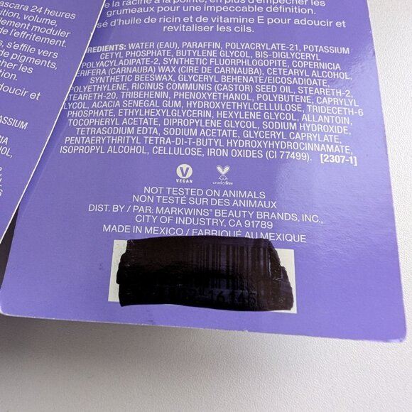 Wet n Wild So Defined Mascara Volumizing & Lengthening 1116145 Black Lot of 2 - Picture 5 of 5